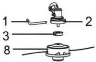 Fuxtec FX-MS152T - INSTALLING CUTTING HEAD - 1