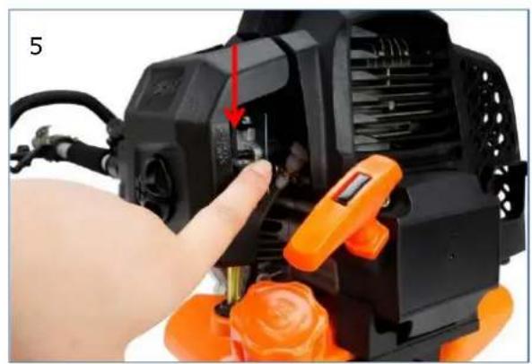 Fuxtec FX-MT152 - Evitare el avance. - 4