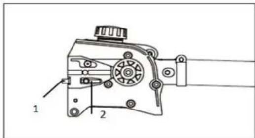 Fuxtec FX-MT152 - Mounting the guide bar and saw chain - 2