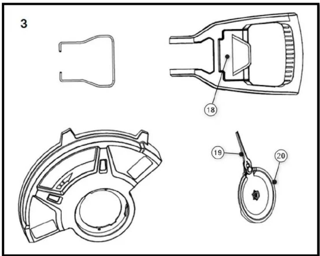 Fuxtec FX-E1RM20 - Abbildung 2: Batterie und Ladegerät (nur im Set enthalten) - 1