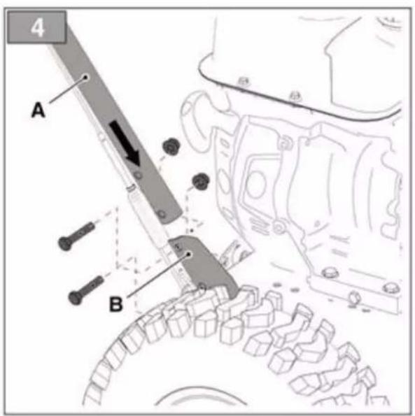 Fuxtec FX-KM196 - Montaggio barre guida - 1