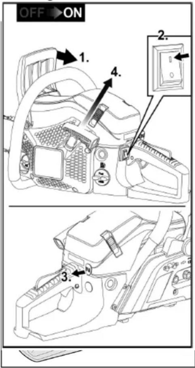 Fuxtec FX-KSP354 - Trabalhar com a motos- - 1