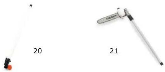 Fuxtec FX-MT152E - Liste des composants - 3