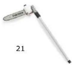 Fuxtec FX-MT152E - Bauteilübersicht - 3