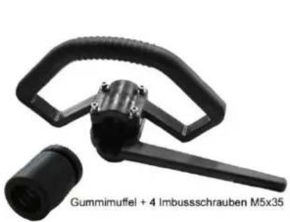 Fuxtec FX-MT152E - Mounting the wrap-around handle - 1