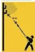 Fuxtec E920D - Risk of injury by falling branches! Keep third parties away from the danger area! - 1