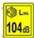 Fuxtec E920D - Symbole am Gerät - 12
