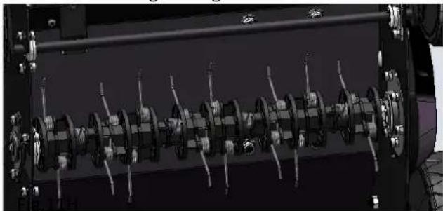 Fuxtec FX-BV240 - Attach the roller. - 6