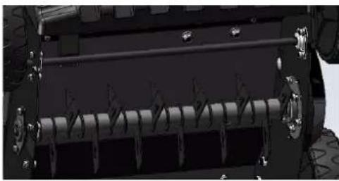 Fuxtec FX-BV240 - Bevestig de rol. - 2