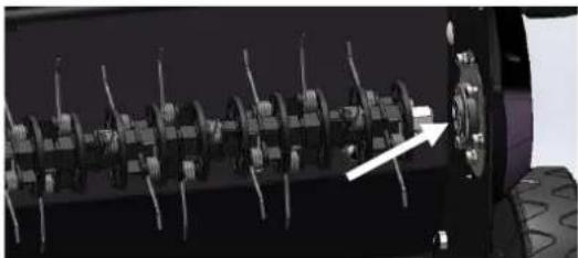 Fuxtec FX-BV240 - Attach the roller. - 5