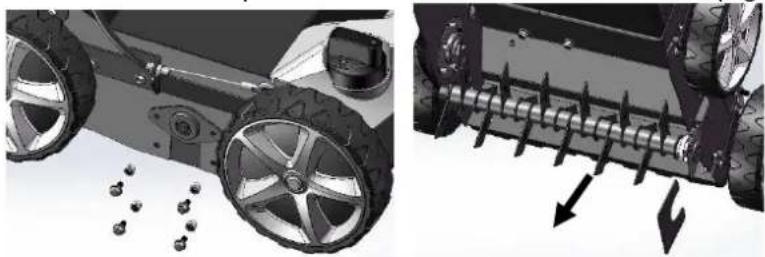 Fuxtec FX-BV240 - Remove the roller. - 1