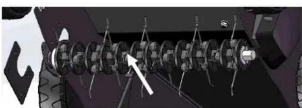 Fuxtec FX-BV240 - Attach the roller. - 4