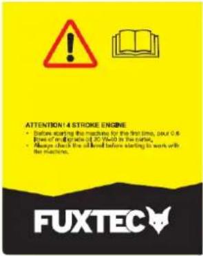Fuxtec FX-RM4180 - Information and warnings - 13