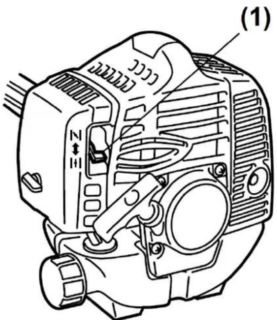 Fuxtec FX-RM4180 - Starten van de machine - 2