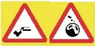 Fuxtec FX-RM4180 - Symbols and safety instructions on the device - 6
