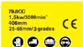 Fuxtec FX-RM4180 - Information and warnings - 8