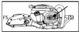 Fuxtec FX-MHP126 - EINSTELLEN DES LEERLAUFS - 1