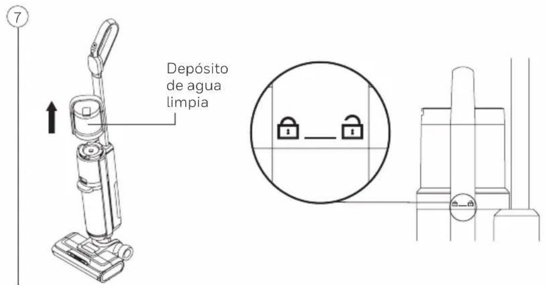 Depósito de agua limpia