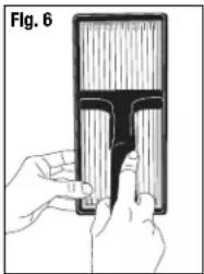 HONEYWELL HHT-090 - CLEANING THE HEPA-TYPE FILTERS - 1