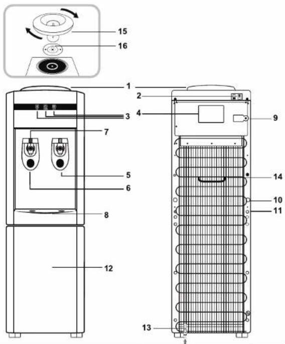 HONEYWELL HWBAP1052 - PARTS AND FEATURES - 1