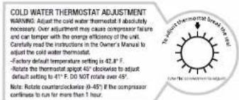 HONEYWELL HWBAP1052 - COLD WATER THERMOSTAT ADJUSTMENT - 1