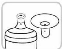HONEYWELL HWBAP1052 - INSTRUCCIONES PARA COLOCAR EL BOTELLON DE AGUA - 2