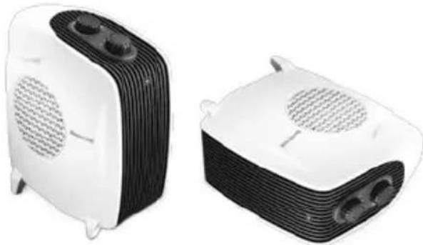 HONEYWELL HHF175 - Modèle de la série HHF175 - Fonctionnement manuel du radiateur double position - 1