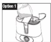 HONEYWELL HUL570 - The Tank can be filled in two ways: - 1