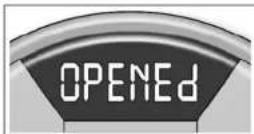 HONEYWELL 5105 - STEP 4. OPEN SAFE WITH NEW PASS CODE - 1