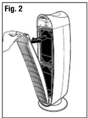 HONEYWELL HPA-249 - INSTALLATION DES FILTRES HEPA - 1