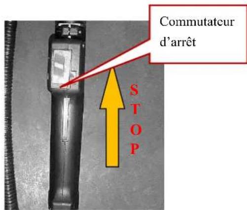 Commutateur d'arrêt S T O P