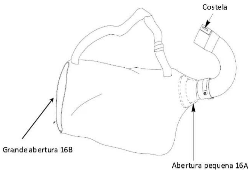 Fuxtec FX-LBS126P - Montagem como aspirador de folhas - 2