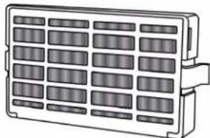 MAYTAG MRSF4036PB - Installer le filtre à air (sur certains modèles) - 1