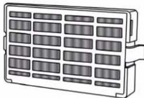 MAYTAG MRSF4036PW - Install Air Filter (on some models) - 1