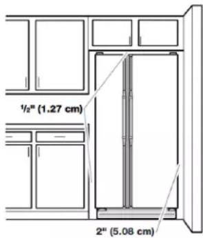 MAYTAG MRSF4036PW - For Standard Side-by-Side Installation: - 1
