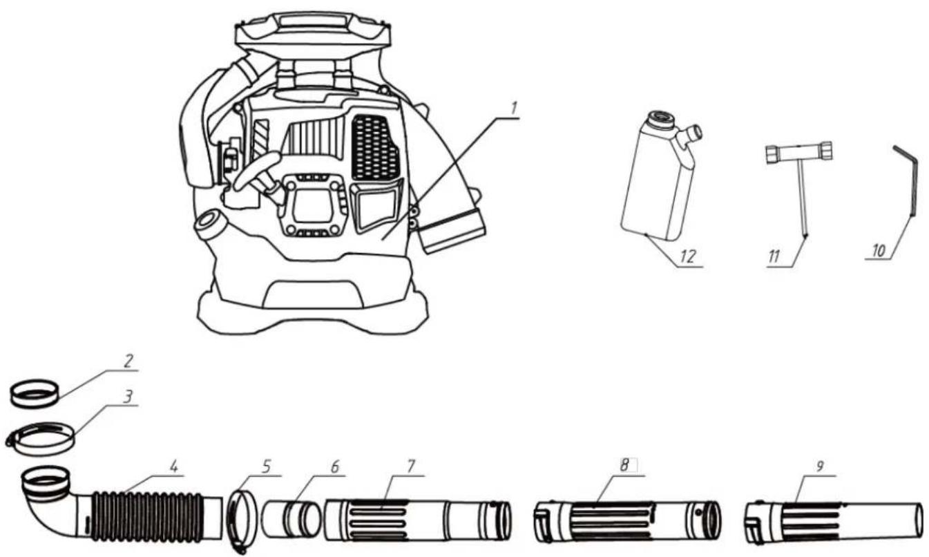 Fuxtec FX-LBP165T - Overview of the device - 1
