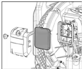 Fuxtec FX-LB152P - Luftfilter reinigen bzw. auswechseln - 1
