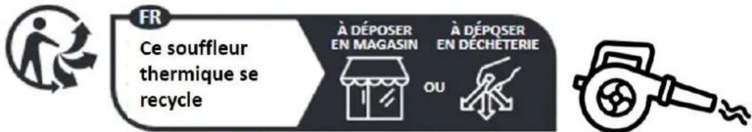 Fuxtec FX-LB133T - Conseil de recyclage - 1