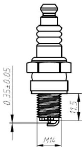 Fuxtec FX-LB133T - Sostituzione candela di accensione/controllo - 1