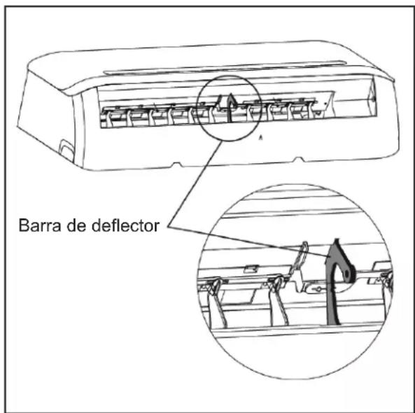 DANBY DAS240BAHWDB - AJUSTE DEL ÁNGULO HORIZONTAL DEL FLUJO DE AIRE - 1