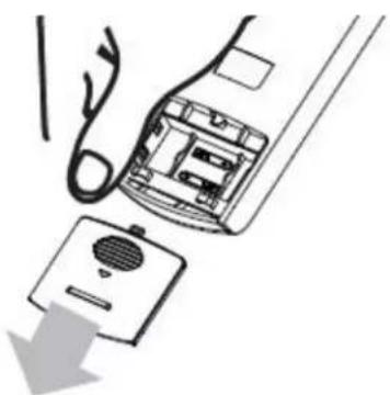 DANBY DAS240BAHWDB - REPLACING THE REMOTE BATTERIES - 1