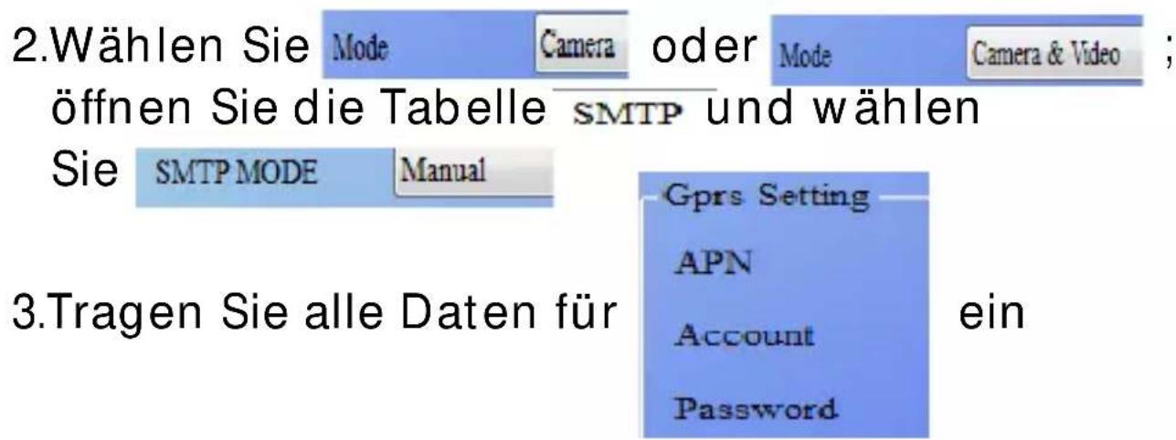 DENVER WCM-8010 MK3 - SMTP-Einstellungen - 1