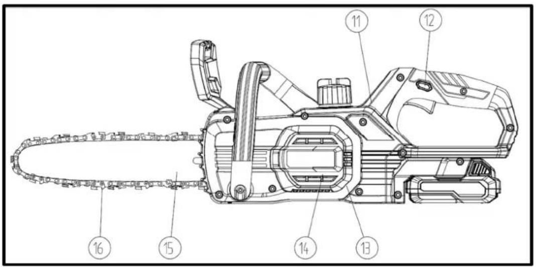 Fuxtec FX-E1KS20 - Fi%ura 1: Motosi+rra - 1
