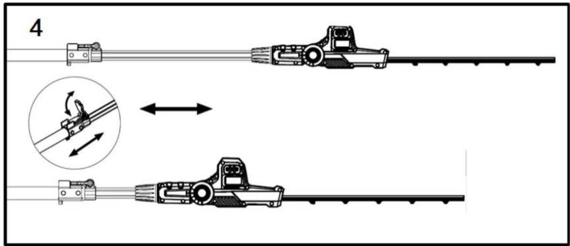 Fuxtec FX-E1HH20 - Abbildung 1: Hochheckenschere - 3