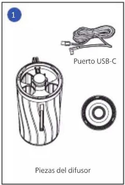 PHILIPS OlfaPure - Configuración del DIFUSOR - 1