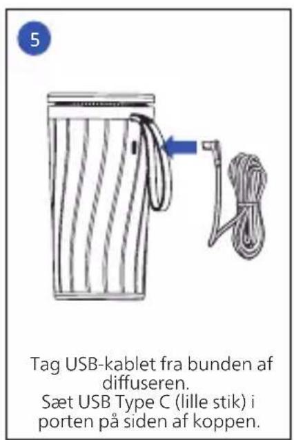 PHILIPS OlfaPure - Indstilling af DIFFUSER - 5