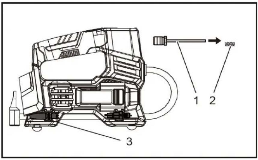 Fuxtec FX-E1CI20 - Adapter Verstauen - 1