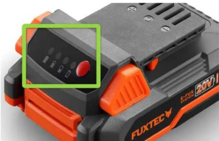 Fuxtec FX-E1CI20 - Apague siempre el aparato antes de insertar o extraer la batería. - 2