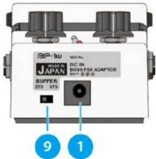 BP-1w JAPAN DC IN BOSS PSA ADAPTER BUFFER GT3 VTS 9 1
