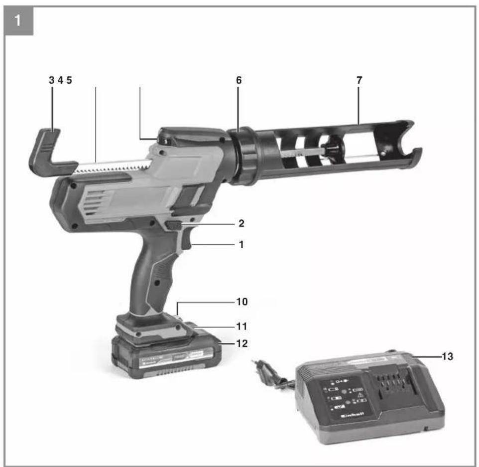 EINHELL TE-SG 18/10 Li - 1